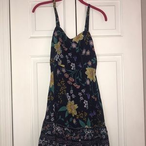 Old navy tank top floral dress.